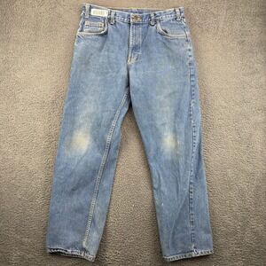 Aramark Westex Indura FR Flame Resistant Jeans Mens 34x34 Blue Denim Work Pants